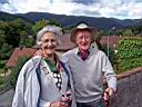 Gisle et Yvan en plerinage  dans les Vosges